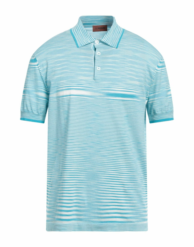 Photo: Missoni Mens Polo shirt Turquoise