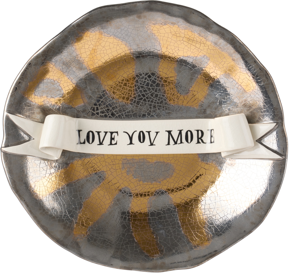 L'OBJET Multicolor Ruan Hoffmann Edition Ribbon 'Love You More' Plate
