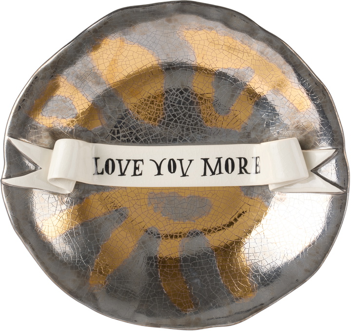 Photo: L'OBJET Multicolor Ruan Hoffmann Edition Ribbon 'Love You More' Plate