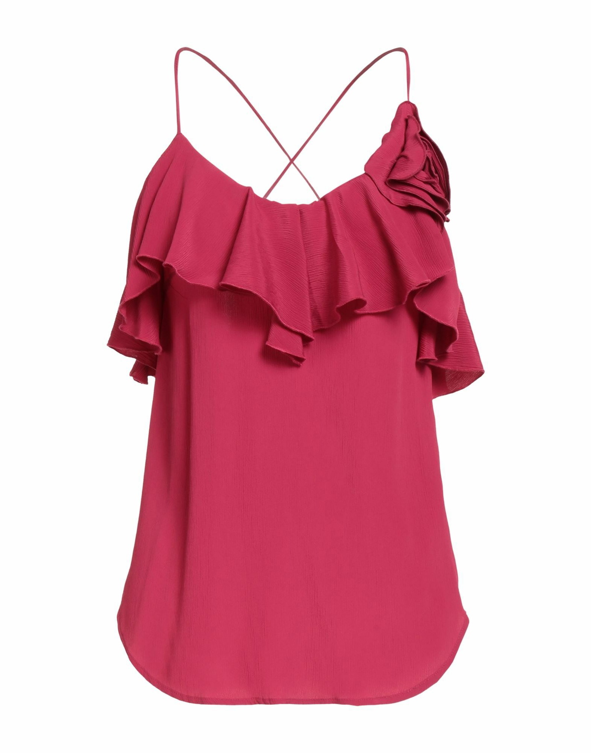 Manila Grace Womens Top in Magenta