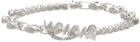WWW.WILLSHOTT Silver Split Chain Bracelet