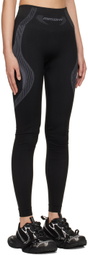 MISBHV Black Jacquard Leggings