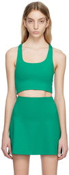 Girlfriend Collective Green Paloma Sport Bra