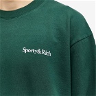 Sporty & Rich Men's New Health Crew Sweat in Forest