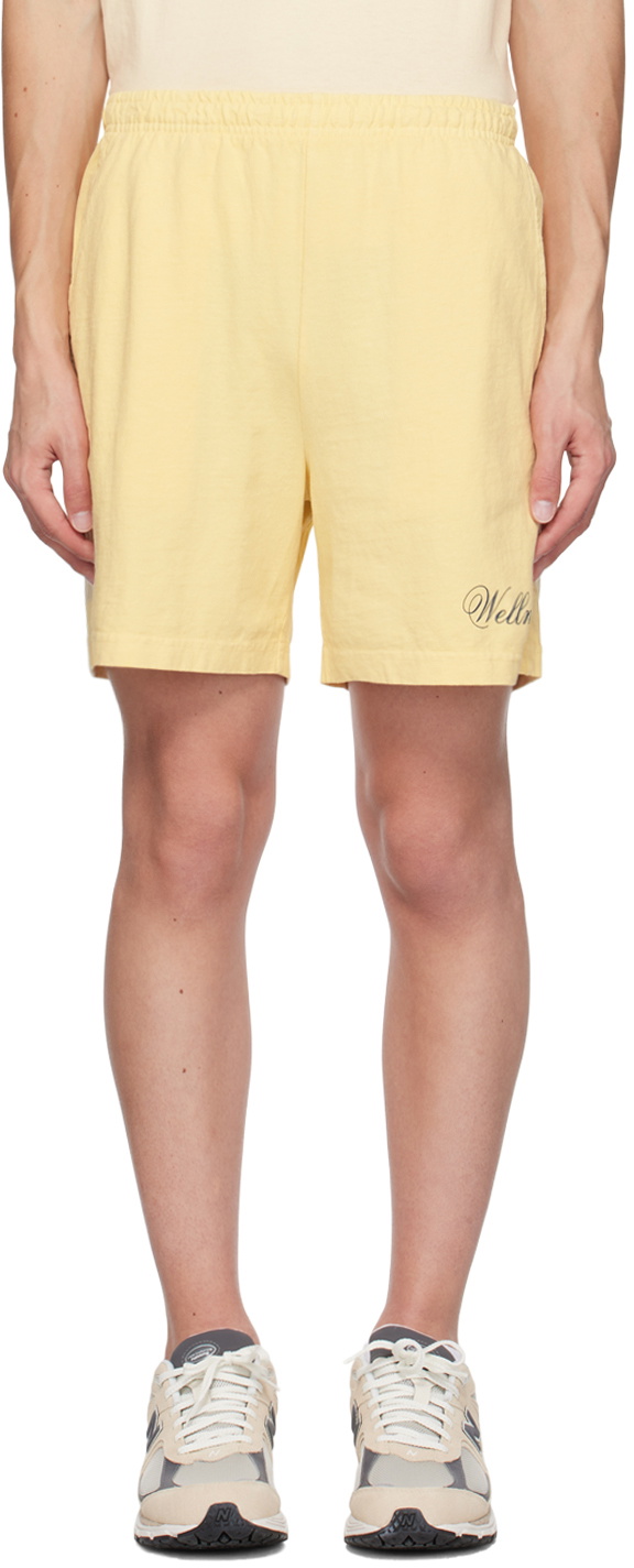 Sporty & Rich Yellow Carlyle Shorts