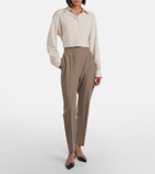 The Row Eranza wool straight pants