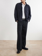 SECOND / LAYER - Field Cotton-Twill Shirt - Black