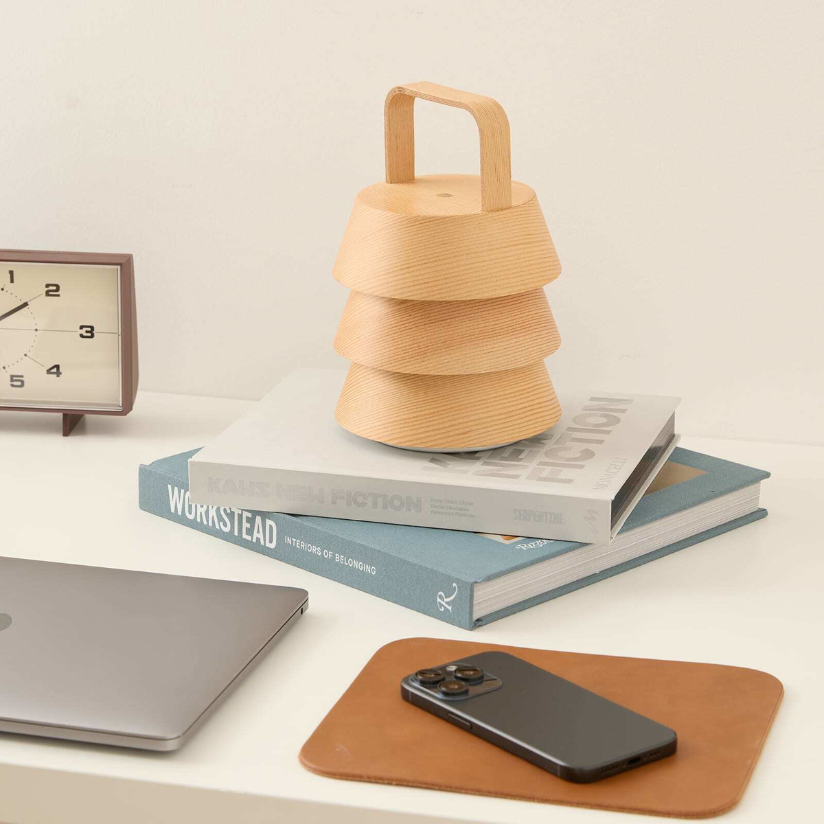 ferm LIVING Luver Portable Lamp in Natural 