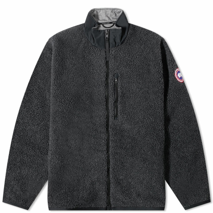 Photo: Canada Goose Men's Kelowna Fleece Jacket in Iron Grey