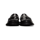 Versace Black GV Signature Loafers