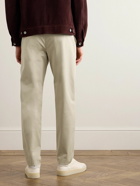 Paul Smith - Tapered Organic Cotton-Blend Twill Chinos - Neutrals