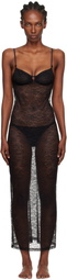 Yasmine Eslami Black Alice Maxi Dress
