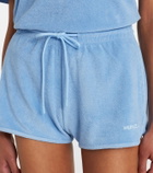 Hunza G Logo cotton terry shorts