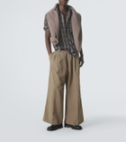 ERL Checked cotton-blend shirt