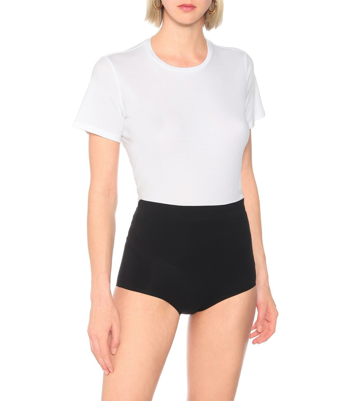 WOLFORD 3W stretch-cotton bodysuit