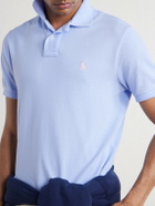 Polo Ralph Lauren - Logo-Embroidered Cotton Polo Shirt - Blue