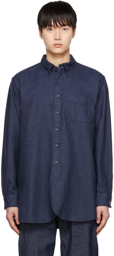 Photo: Engineered Garments Navy 19th Century BD Shirts