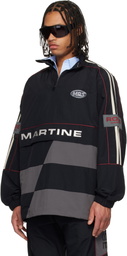 Martine Rose Black & Gray Hockey Track Jacket