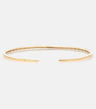 Suzanne Kalan - 18kt gold cuff bracelet with diamonds