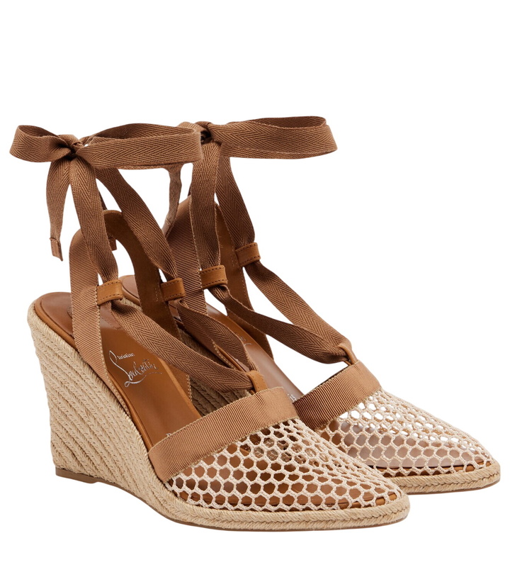 Photo: Christian Louboutin Toleda espadrille wedges
