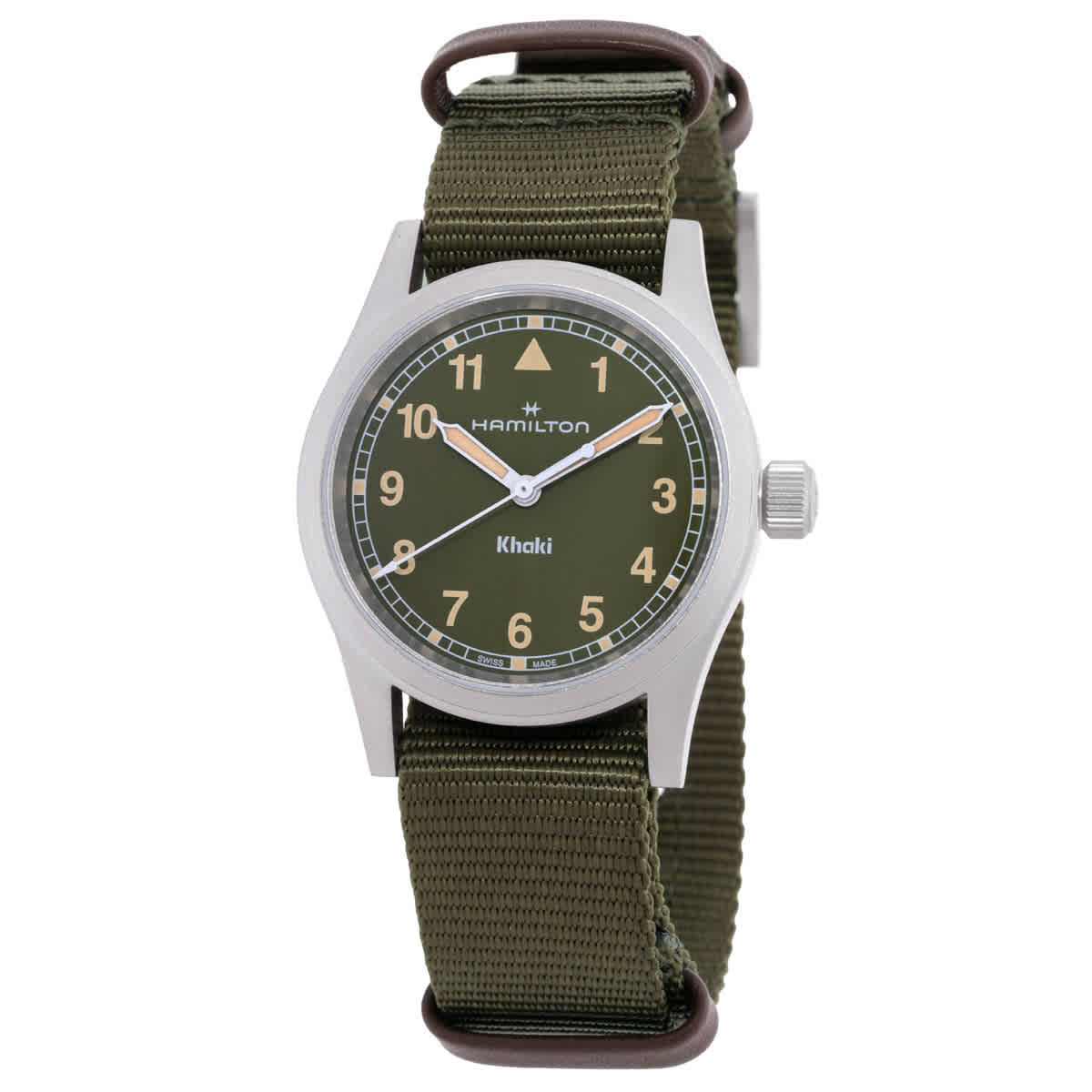 Hamilton Khaki Field Quartz Green Dial Ladies Watch H69301960