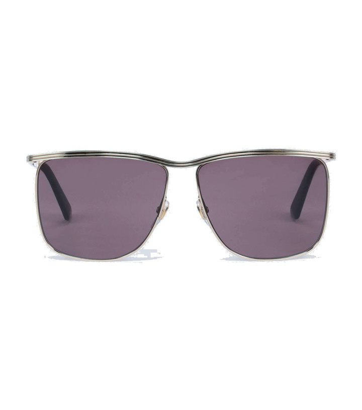 Photo: Gucci - Square-frame metal sunglasses