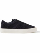 Moncler - Monaco M Suede Sneakers - Blue