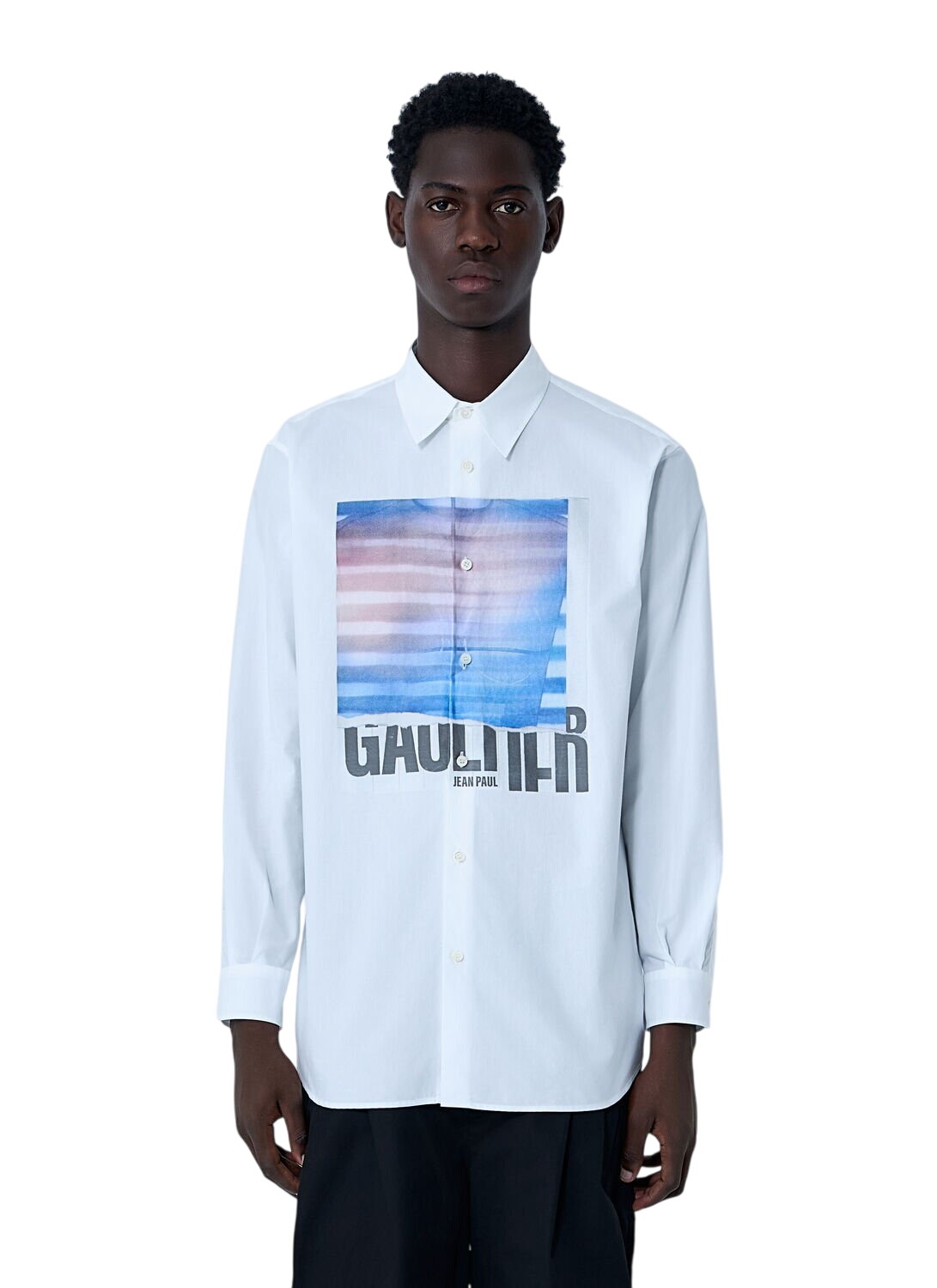 Jean Paul Gaultier Black Shayne Oliver Edition 'The GLTR' Polo