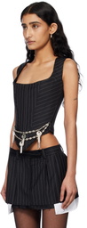 Dilara Findikoglu Black CEO Corset Top