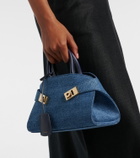 Ferragamo Hug Small denim tote bag