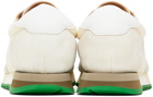 The Row Off-White & Green Owen Sneakers