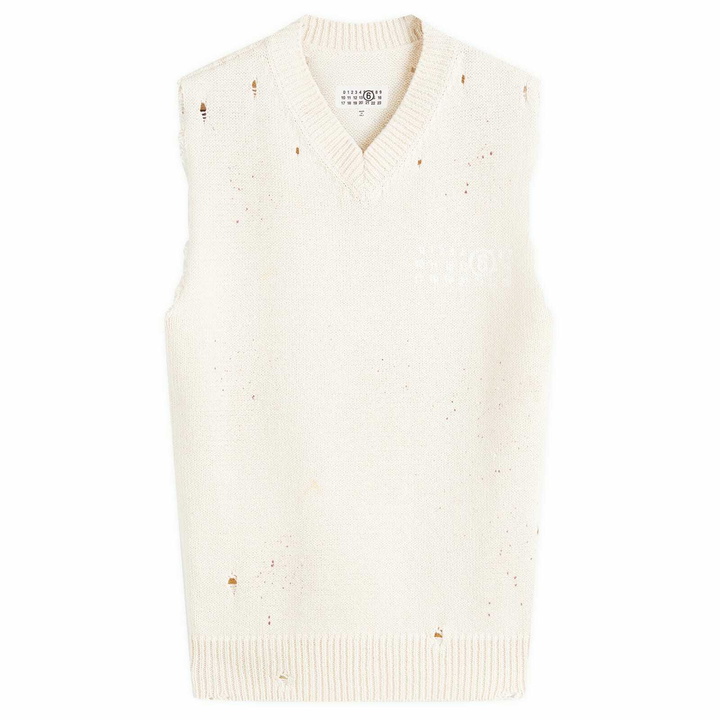 Photo: MM6 Maison Margiela Men's Gilet in Cream