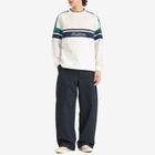 Malbon Men's Sportivia Nylon Popover Jacket in White
