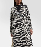 'S Max Mara Limbo zebra-print wool and cashmere cardigan