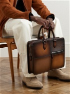 Berluti - Jour Scritto Panelled Venezia Leather Briefcase