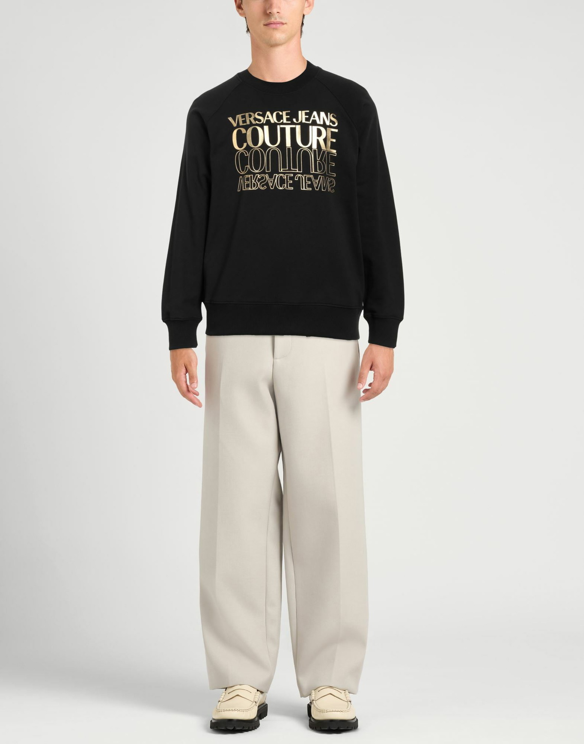 Versace Jeans Couture Mens Sweatshirt in Black