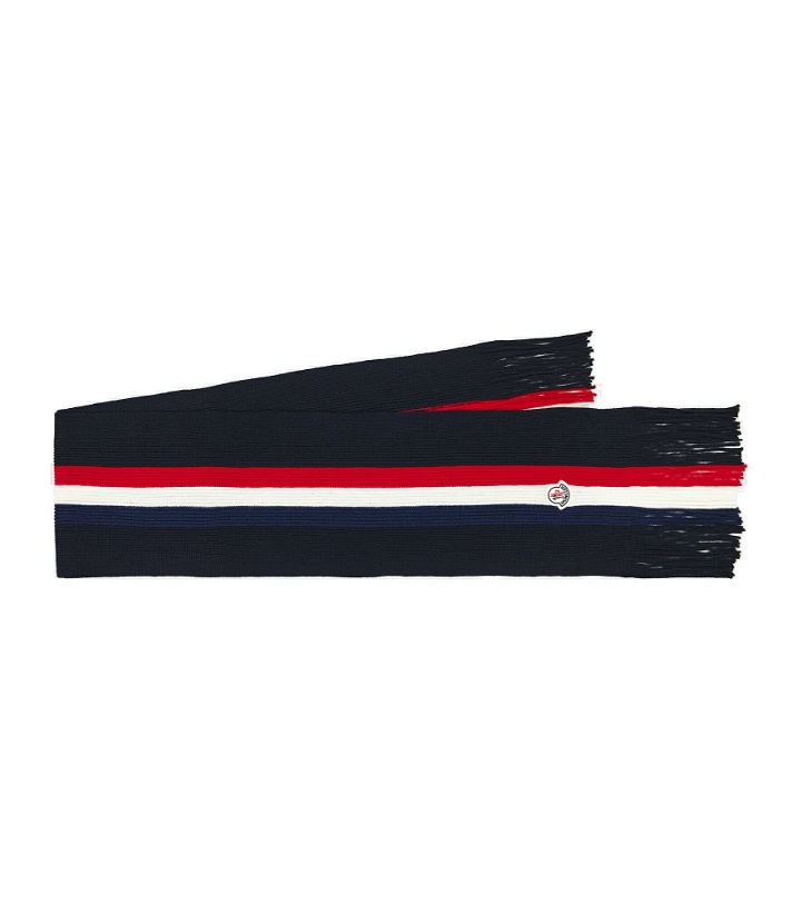 Photo: Moncler - Wool ribbed scarf