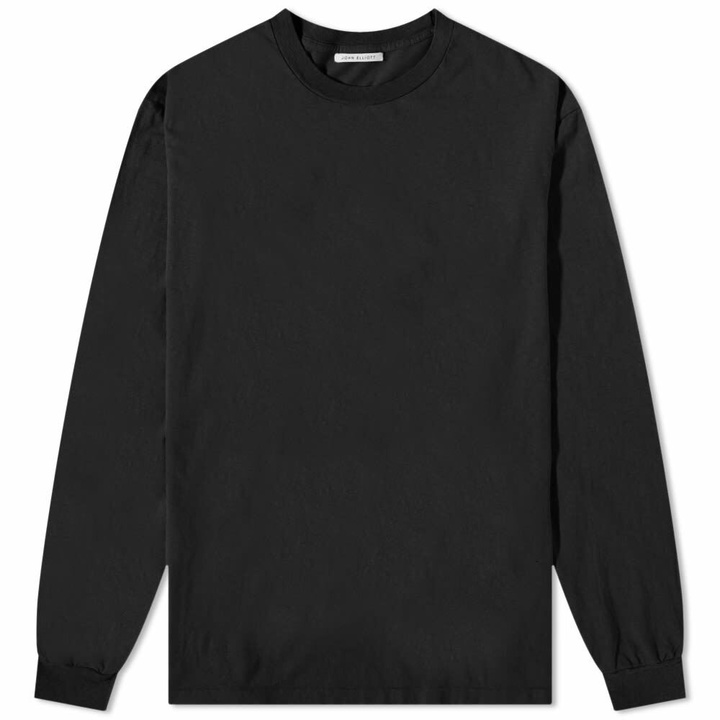 Photo: John Elliott Men's Long Sleeve University T-Shirt in Black