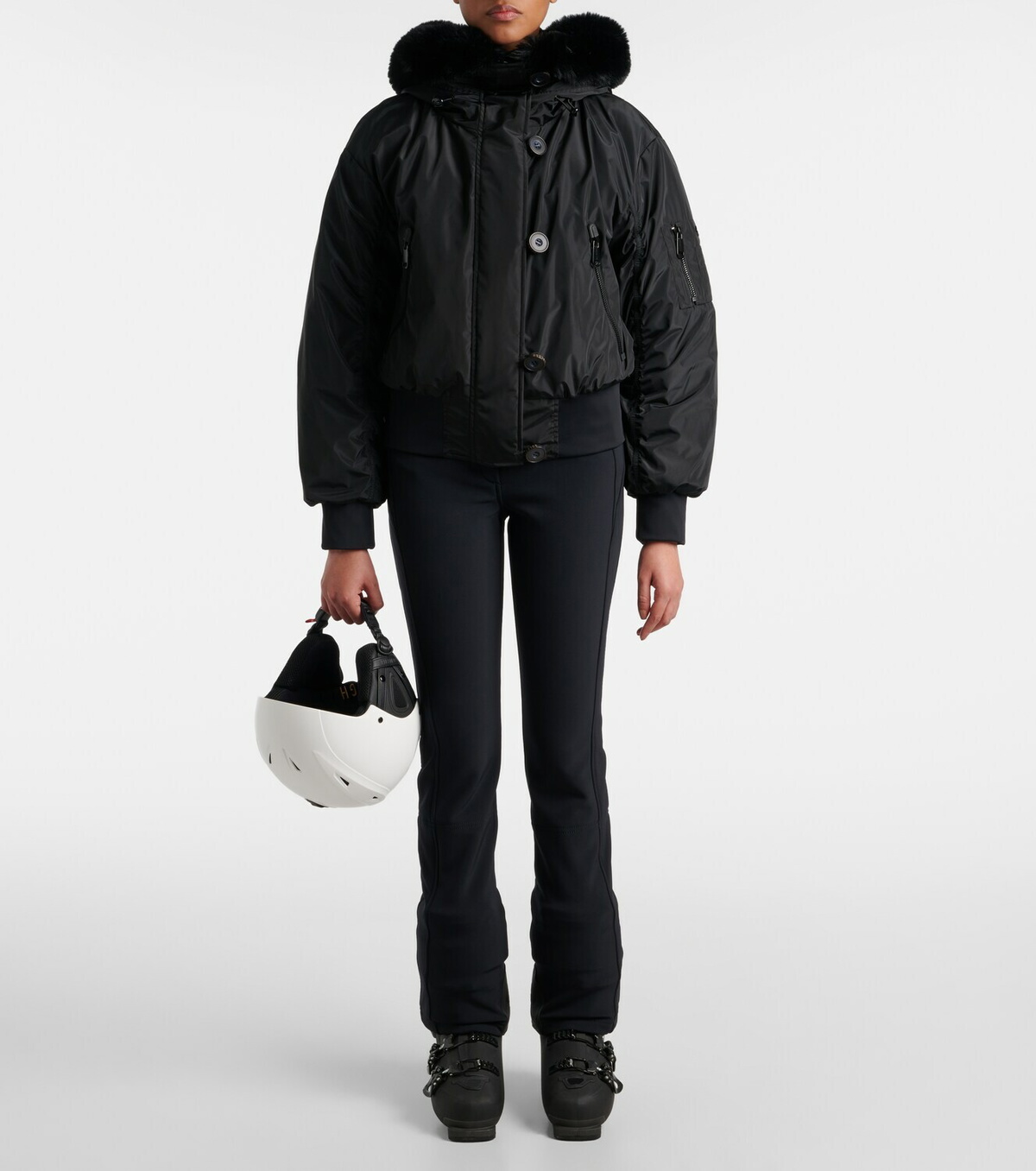 Goldbergh Jeanne faux fur-trimmed ski jacket