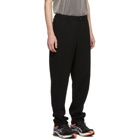 Issey Miyake Men Black Wool Gabardine Trousers