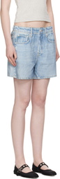 rag & bone Blue Miramar Terry Walking Shorts