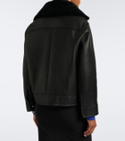 Yves Salomon Shearling-lined leather jacket