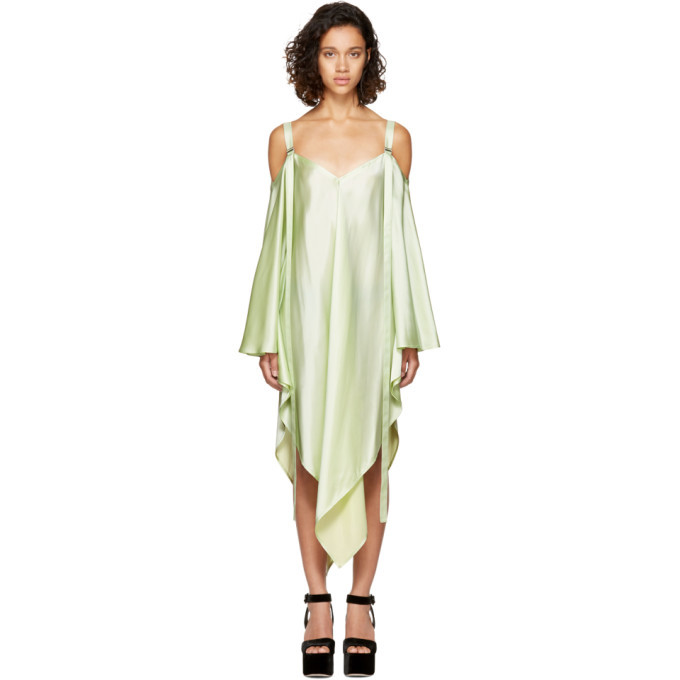 Sies Marjan Mint Phoebe Off-the-Shoulder Dress Sies Marjan