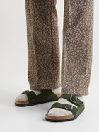 Birkenstock - Arizona Suede Sandals - Green