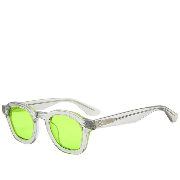 Photo: AKILA Logos Sunglasses in Cement/Apple