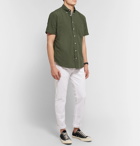 Gitman Vintage - Button-Down Collar Cotton Shirt - Men - Army green