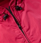 Moncler - Logo-Embroidered Grosgrain-Trimmed Shell Jacket - Pink