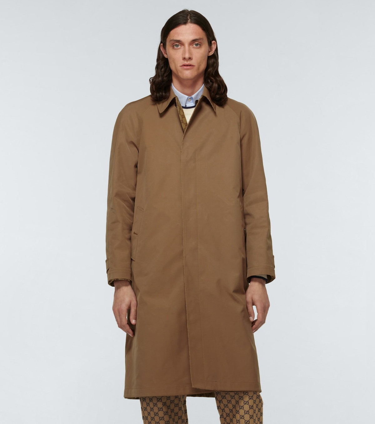 GG2018 Black Mini Trench Coat