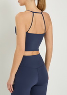 Vuori Allthefeels Stretch-jersey Workout Tank top Navy