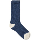 Kestin Men's Elgin Socks in Indigo Marl/Ecru